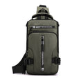 Multifunctional Crossbody Shoulder Bag - Waterproof Tactical Chest Pack