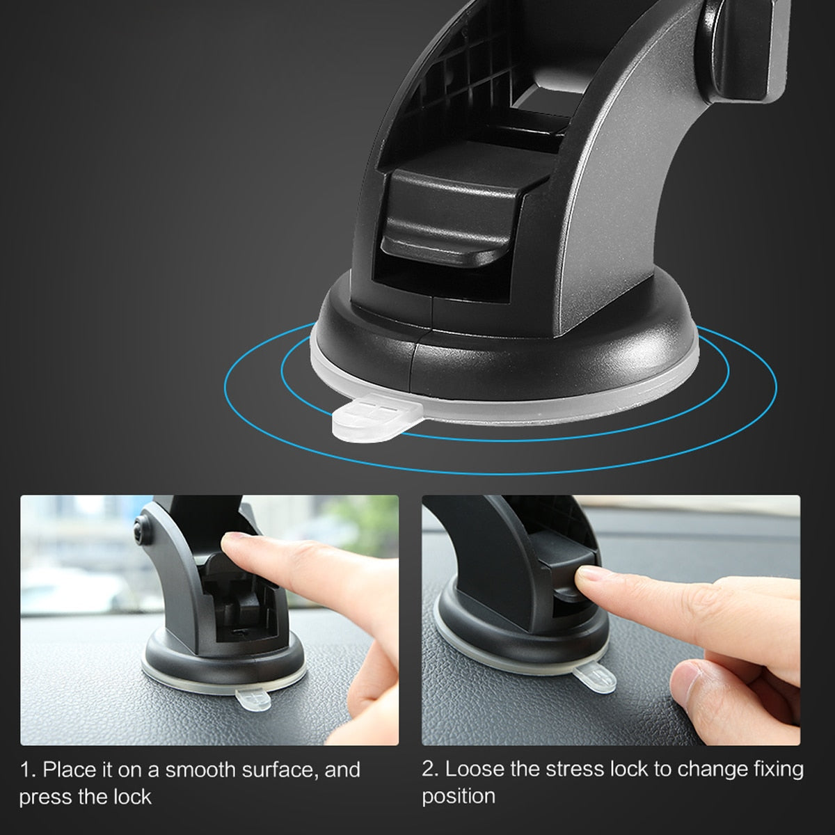 MUVIXUS™ UltraReach - Telescopic Car Phone Mount