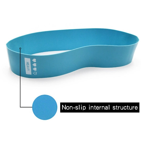 MUVIXUS™ Anti-Snap Resistance Band – Non-Slip Fitness Loop for Glutes & Strength