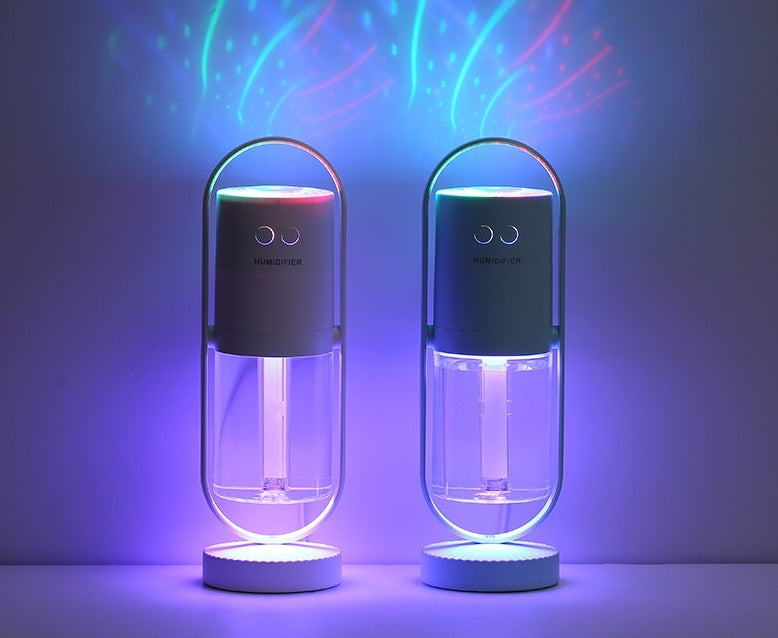 Magic Shadow Projection Humidifier & Night Light or Muvixus "Magic Shadow" Desktop Humidifier.