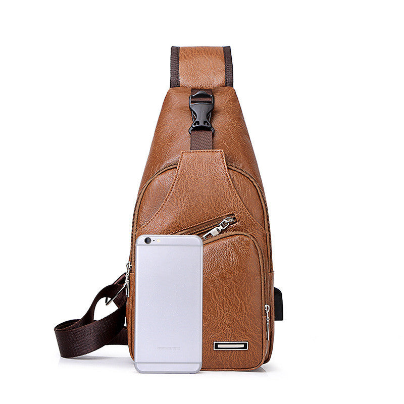 MUVIXUS™ Nomad - Anti-Theft USB Charging Sling Bag