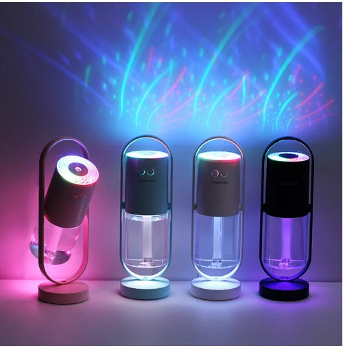 Magic Shadow Projection Humidifier & Night Light or Muvixus "Magic Shadow" Desktop Humidifier.