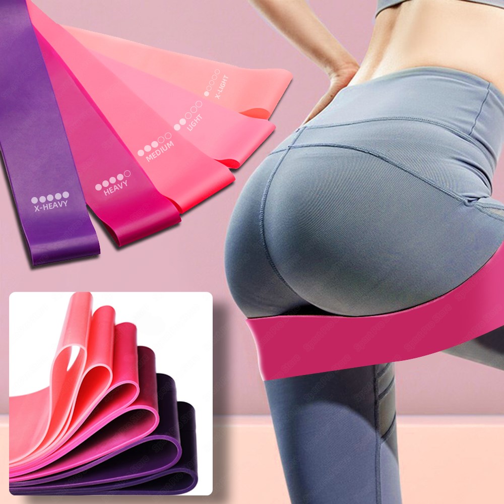 MUVIXUS™ Anti-Snap Resistance Band – Non-Slip Fitness Loop for Glutes & Strength