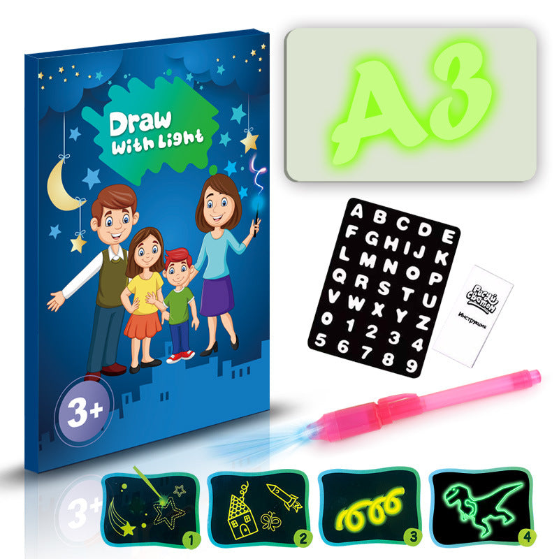 Muvixus™ - Educational Glow Drawing Pad  -  A3,A4 and A5 Edition