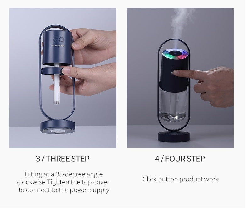 Magic Shadow Projection Humidifier & Night Light or Muvixus "Magic Shadow" Desktop Humidifier.