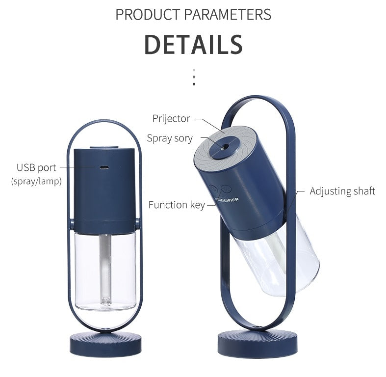 Magic Shadow Projection Humidifier & Night Light or Muvixus "Magic Shadow" Desktop Humidifier.