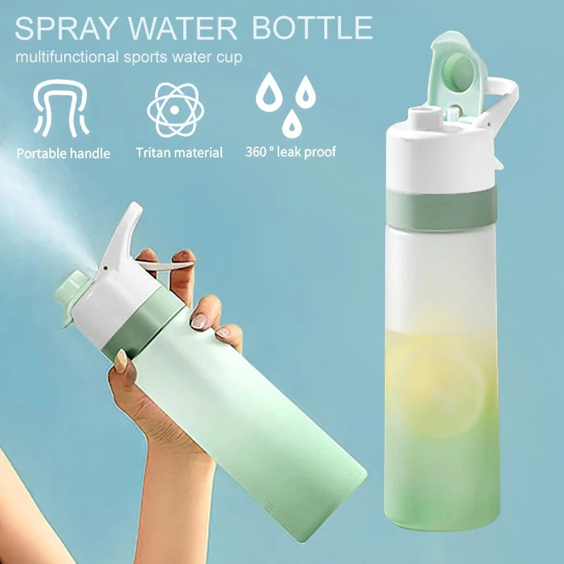 MUVIXUS™ AeroFlow - Leakproof Gradient Spray Water Bottle For Girls Outdoor Sport Fitness