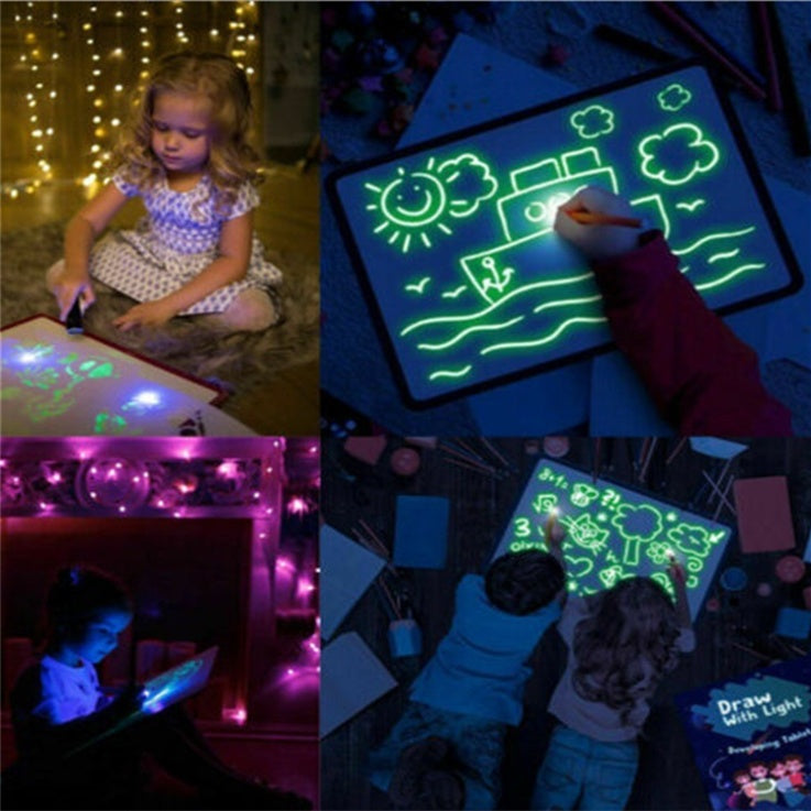 Muvixus™ - Educational Glow Drawing Pad  -  A3,A4 and A5 Edition
